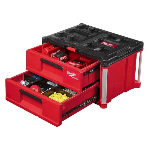 1/2 in. Drive SAE/Metric Mechanics Tool Set (47-Piece) with 2-Drawer Tool Box