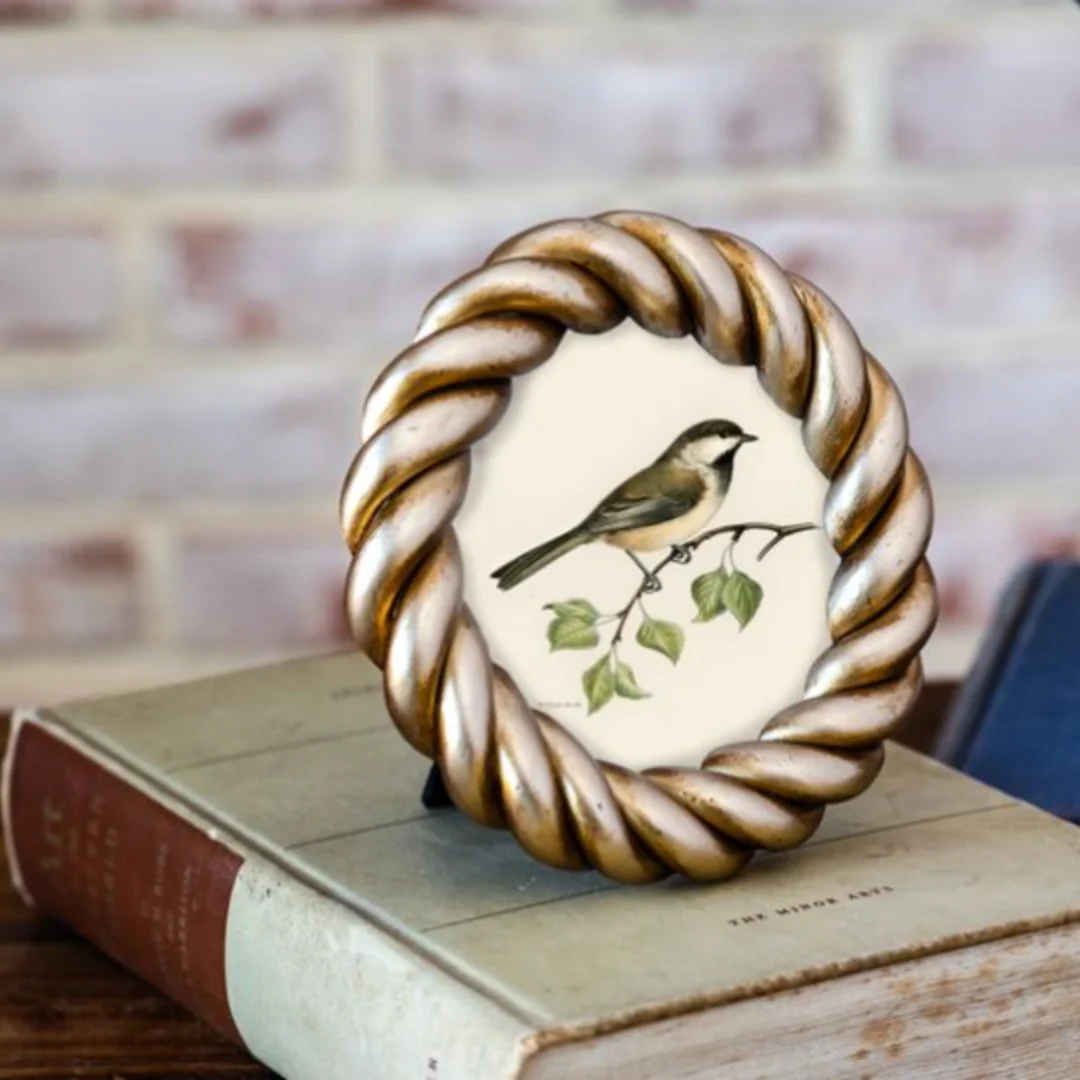 Round Resin Rope Photo Frame