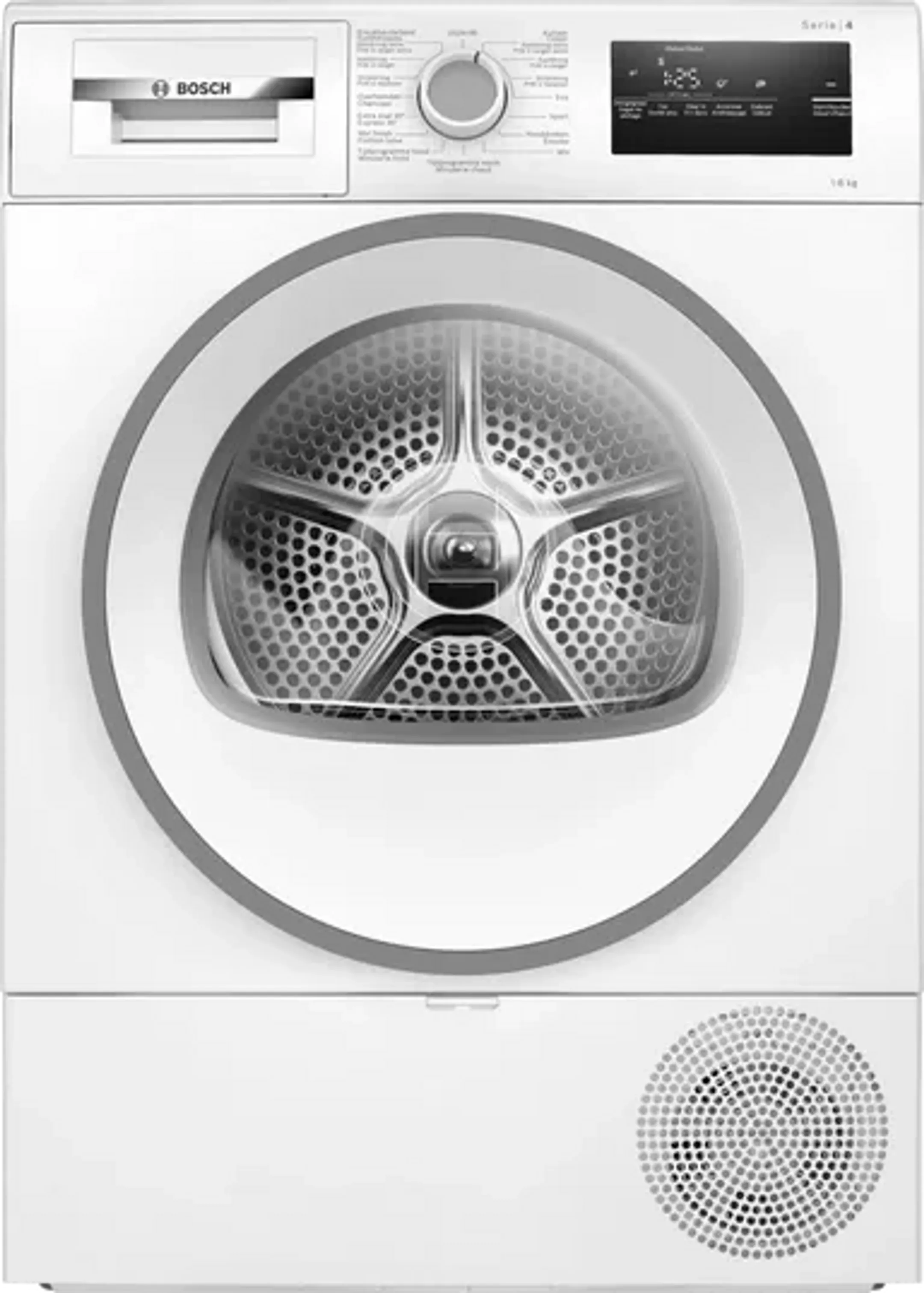 Bosch Bundel - Wasmachine WAN282P4FG Serie 4 Iron Assist 8 kg + Droogkast WTH8520PFG