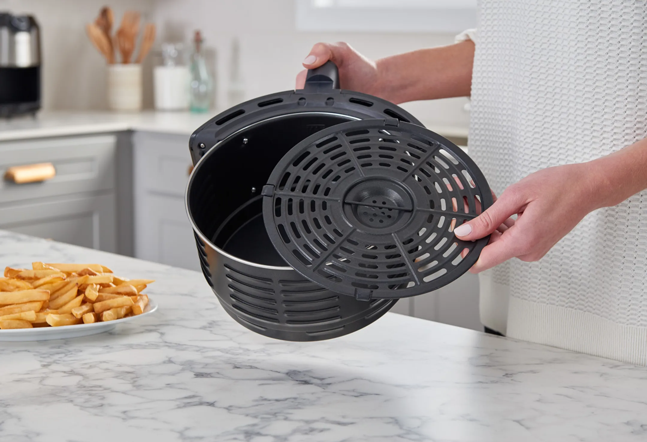 Moulinex Airfryer Easy Fry Classic + Inox EZ201D10