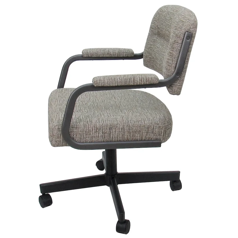 Swivel Kitchen Dining Caster Chair with Wheels - M-110 - N/A