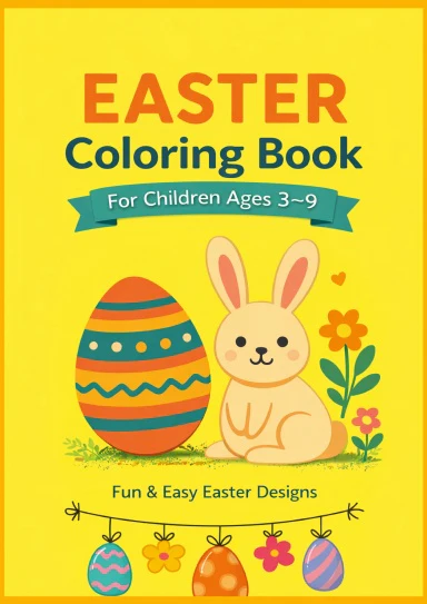 Easter Egg Patterns Colouring Book