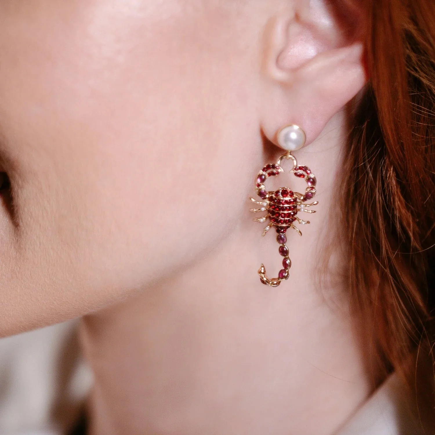 Scorpion Drop Earrings