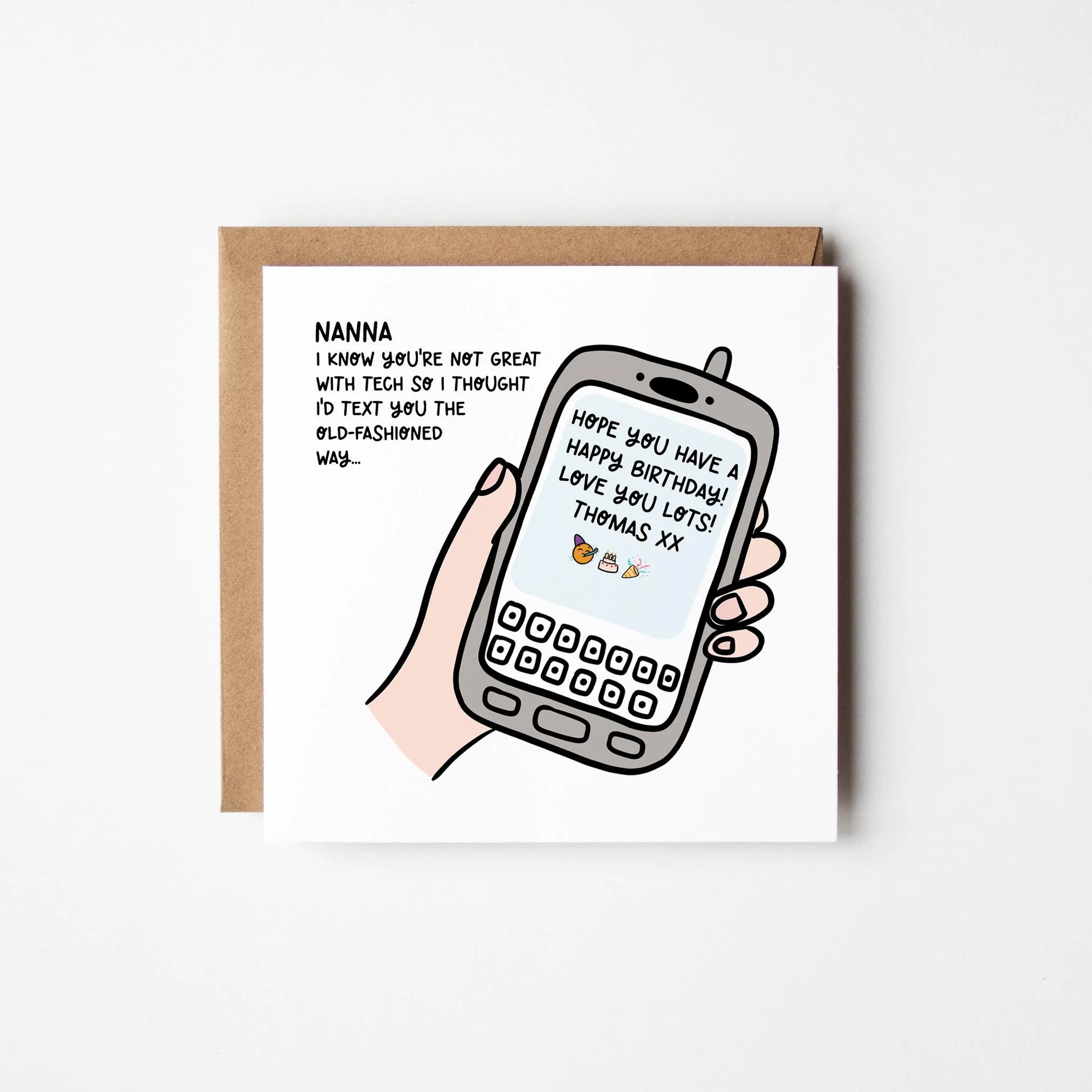Funny Grandma Birthday Card a?�� Personalised Birthday Card For Granny a?�� Birthday Card for Nanny a?��  Birthday Card for Nanna a?��