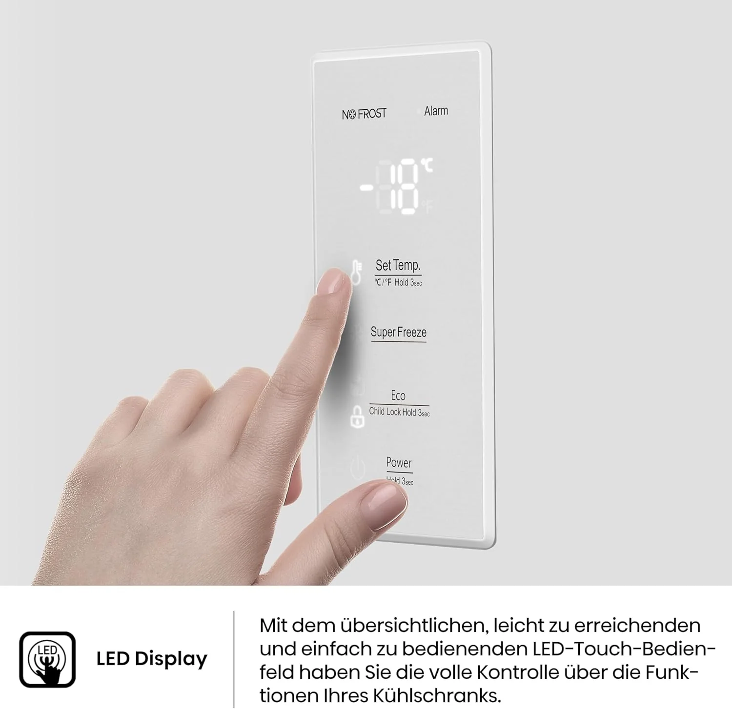 Hisense FV191N4AW2 Congelatore verticale/ Total No Frost/ Super Freeze/ Allarme porta/ Multiflow 360°/ BigBox/ 143,4 cm/ Congelatore 147 l/ 41 dB/ 205 kWh/Bianco