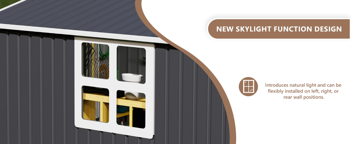Metal Storage Garden Shed