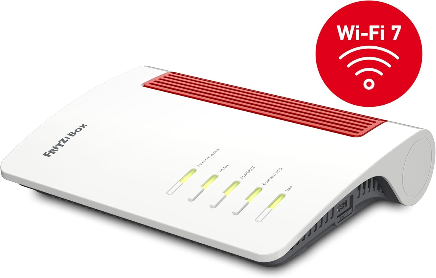 FRITZ!Box 4690 Edition International, Router Wi-Fi 7 Mesh per DSL o Fibra, fino a 6960 Mbit/s di velocità, 1x 10-Gigabit WAN/LAN, 3x 2.5-Gigabit LAN, Base DECT e Zigbee, Wi-Fi MESH e manuale italiano