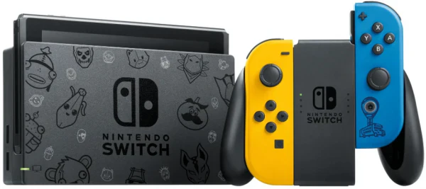 Nintendo Switch Konzol Fortnite Wildcat Csomag Kiadás, Exkluzív Joy-Conokkal és 2000 V-Buckkal