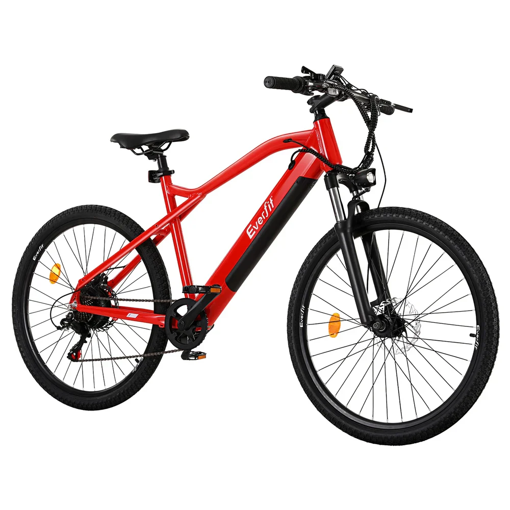 Everfit 26 hüvelykes elektromos kerékpár, Mountain Bicycle, eBike, beépített akkumulátor, 250W