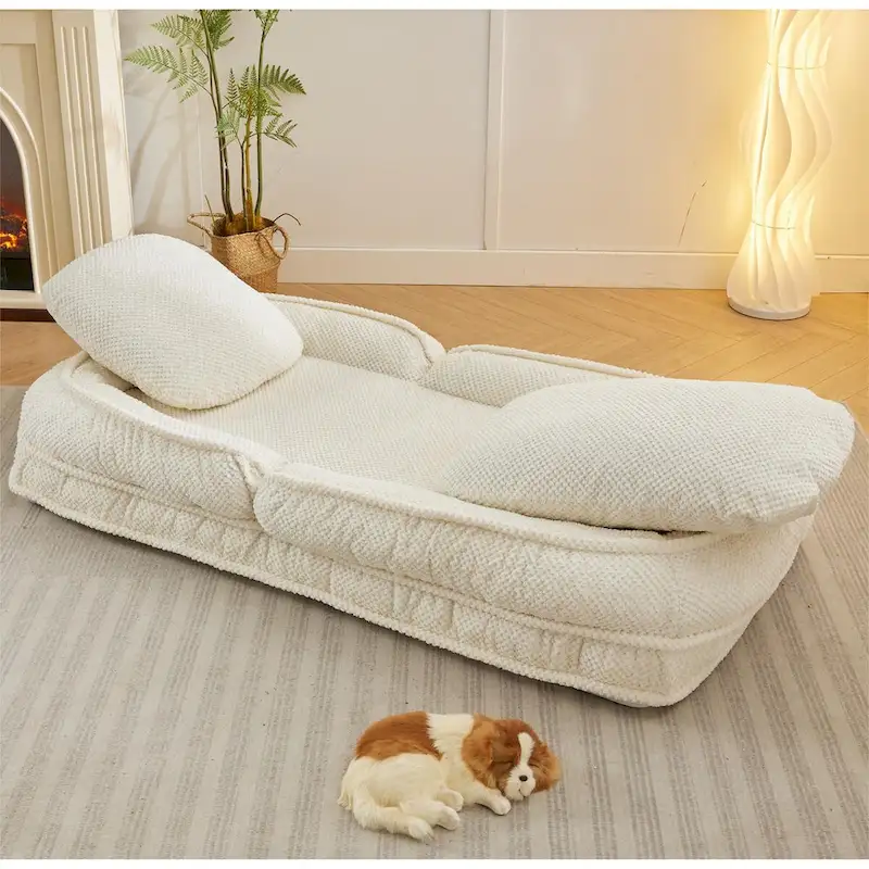 Lazy Sofa Couch,5 Adjustable Position,Sit,Sleep,Fold,Suit to Put in Bedroom, Living Room