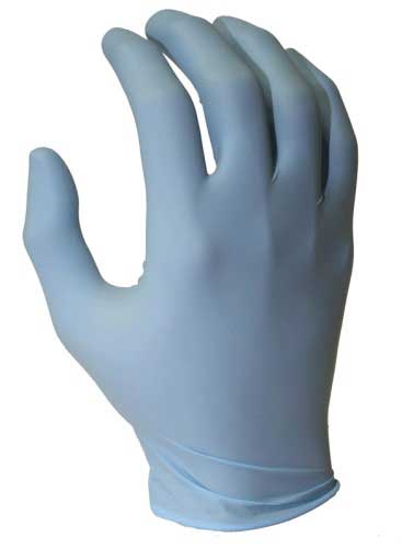 Tuff Grade TGG-107-09  ~  Disposible Nitrile Gloves Powder Free