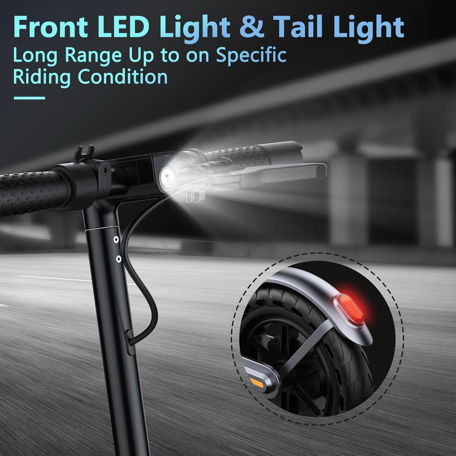 Electric Scooter, 350W/500W Powerful Motor, 8.5