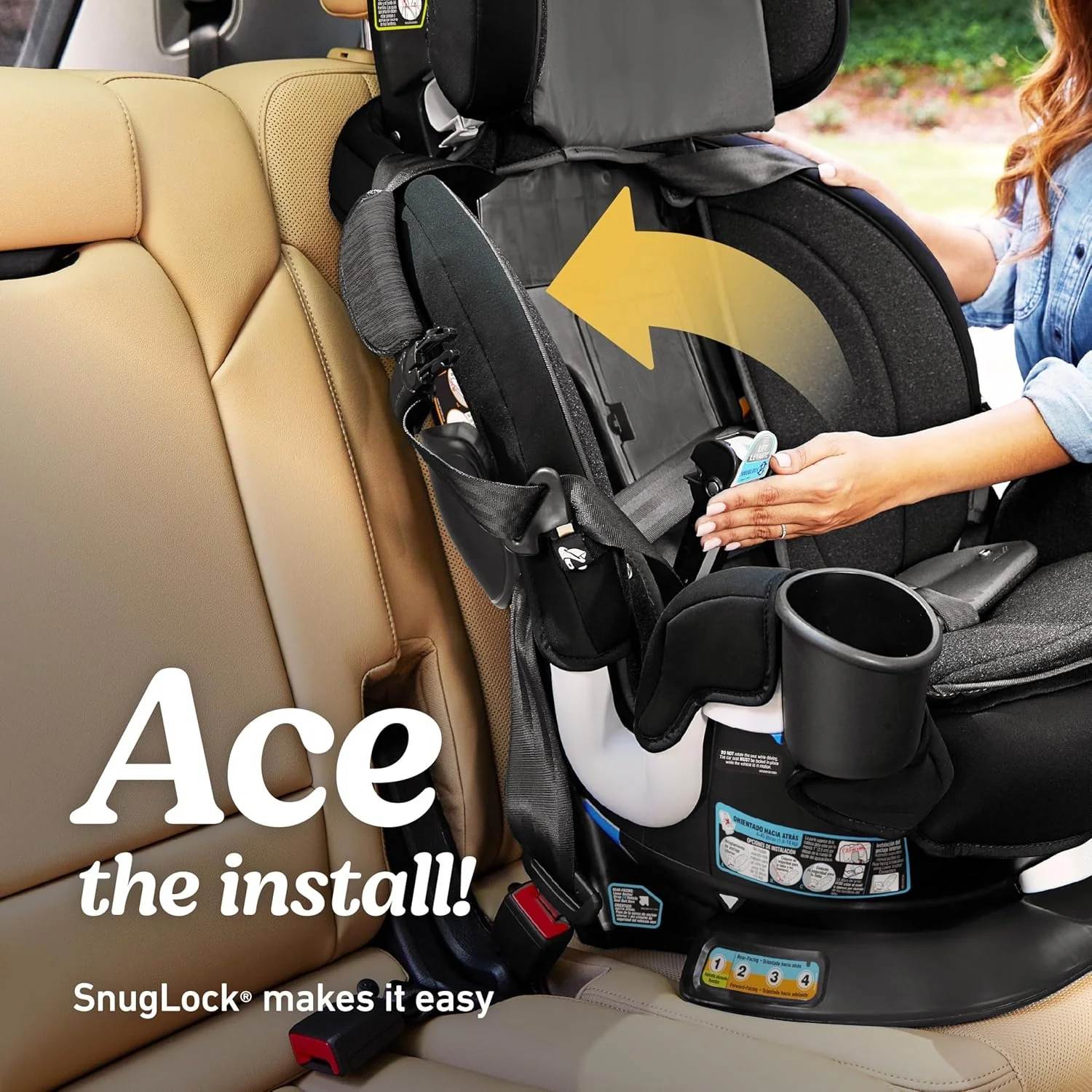 Graco Turn2Me 3-in-1 rotating child car seat, Cambridge