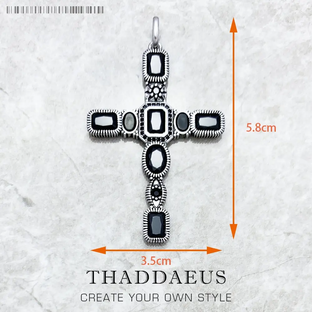 Majestic Cross Pendant | Sterling Silver Necklace Charm | Gift For Her