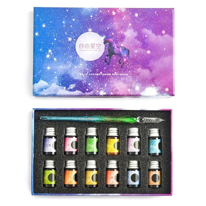 Crystal Ink | Maak Kalligrafische Meesterwerken met Kristalglas Perfectie!
