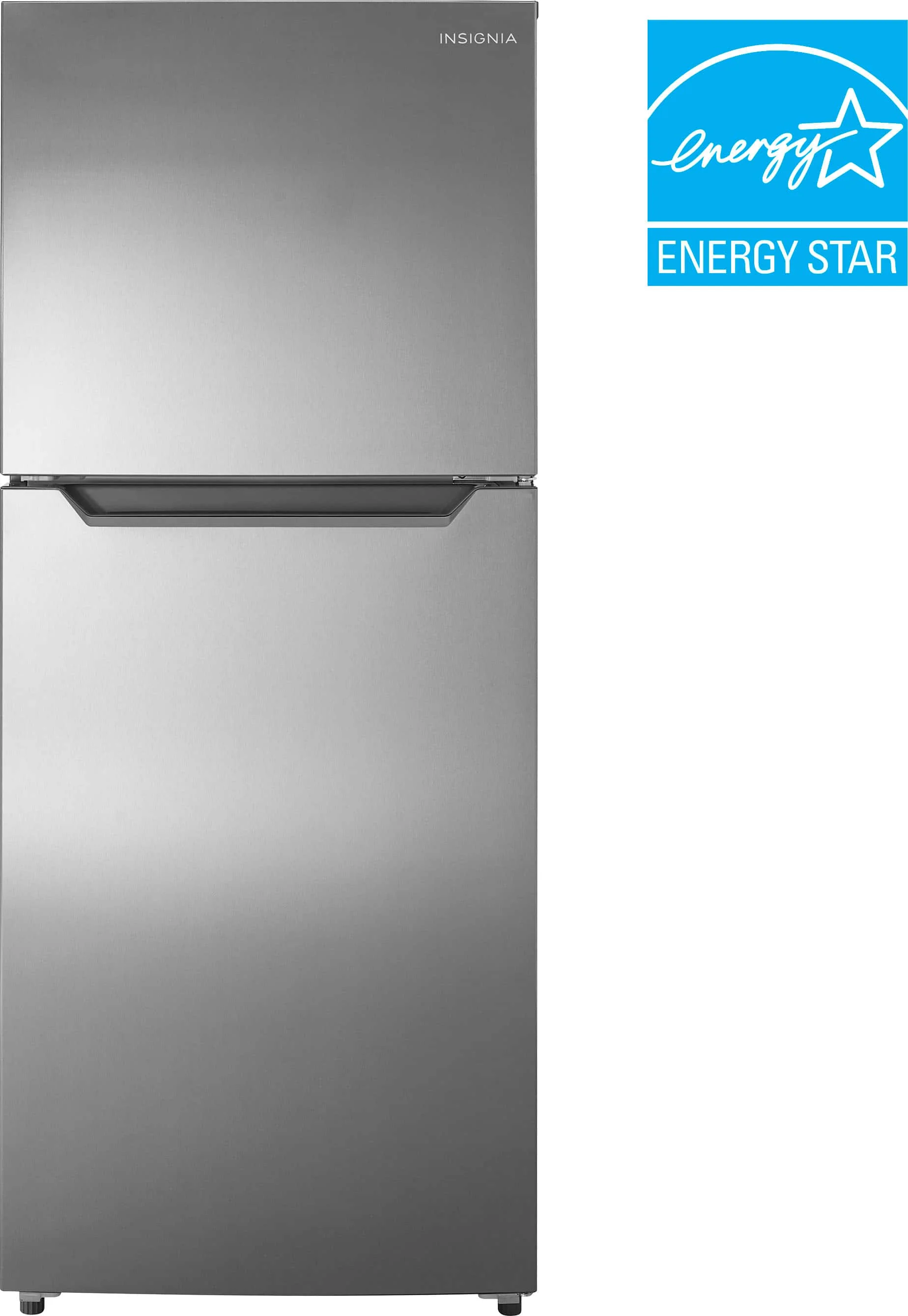 10 Cu. Ft. Top-Freezer Refrigerator with Reversible Door and ENERGY STAR Certification - Stainless Steel Look