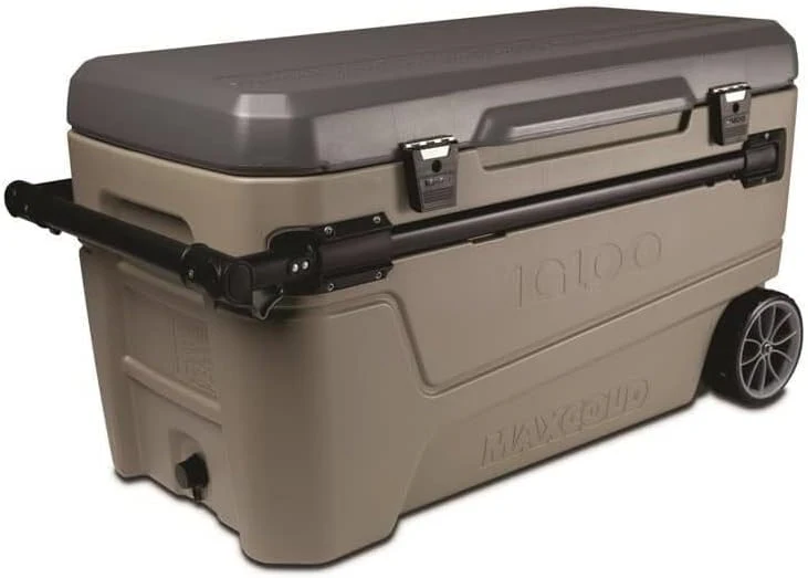 110QT Glide Cooler with Wheels and Telescoping Handle