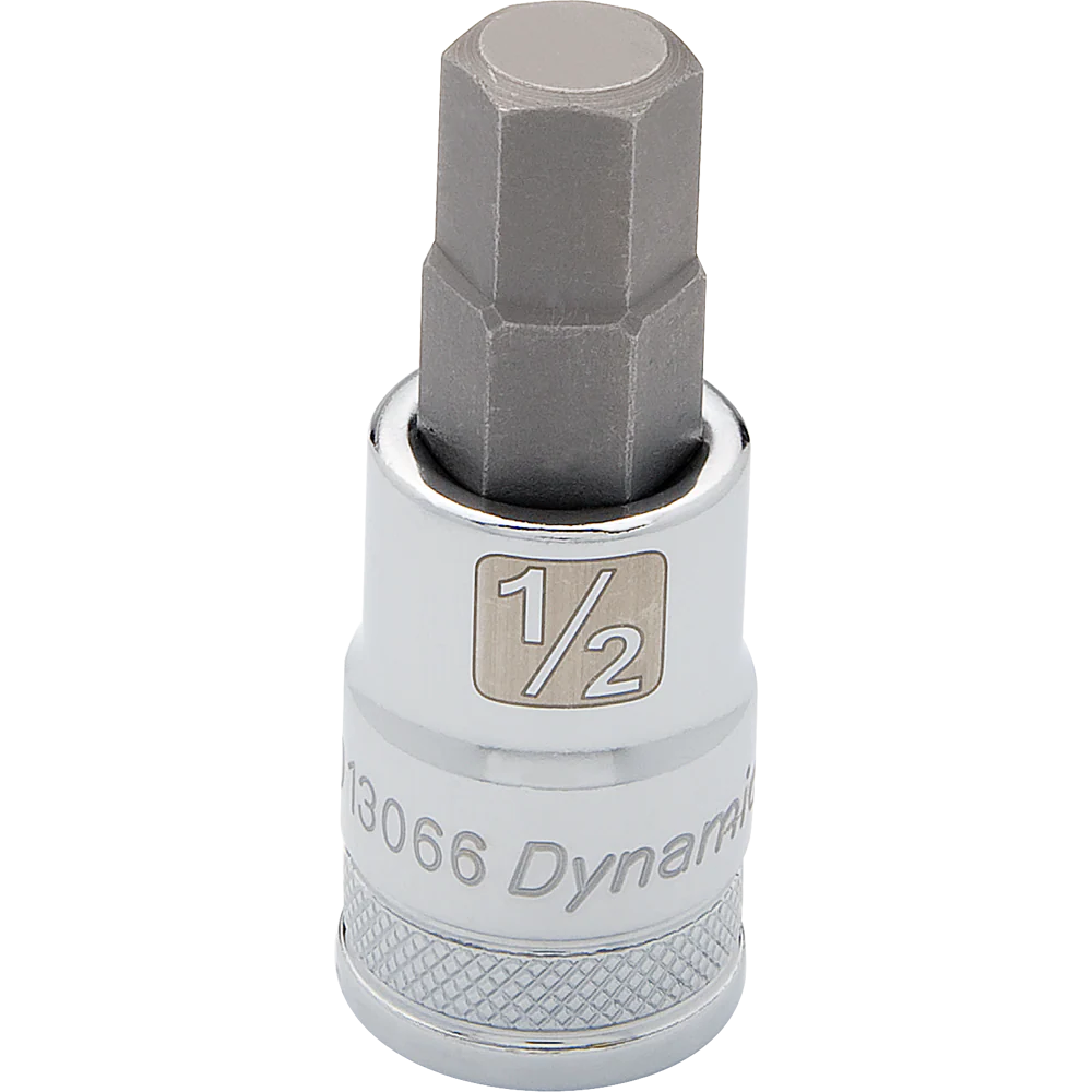 Dynamic D013058  ~  1/2 Inch Drive Bit Socket Hex 1/4 Inch