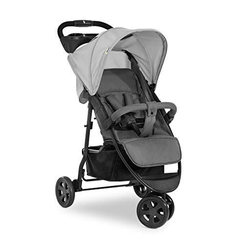 hauck Passeggino 3 Ruote Citi Neo 3   Passeggino Leggero 22 kg Portata, Pieghevole con Una Mano   Ultraleggero solo 7,3kg   Passeggino Compatto Reclinabile, dalla Nascita   Cestino Fino a 3Kg   Grigio : Prima infanzia