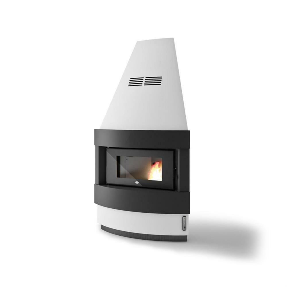 Stufa a pellet angolare 12 kW Eva Calòr RAFFAELLO