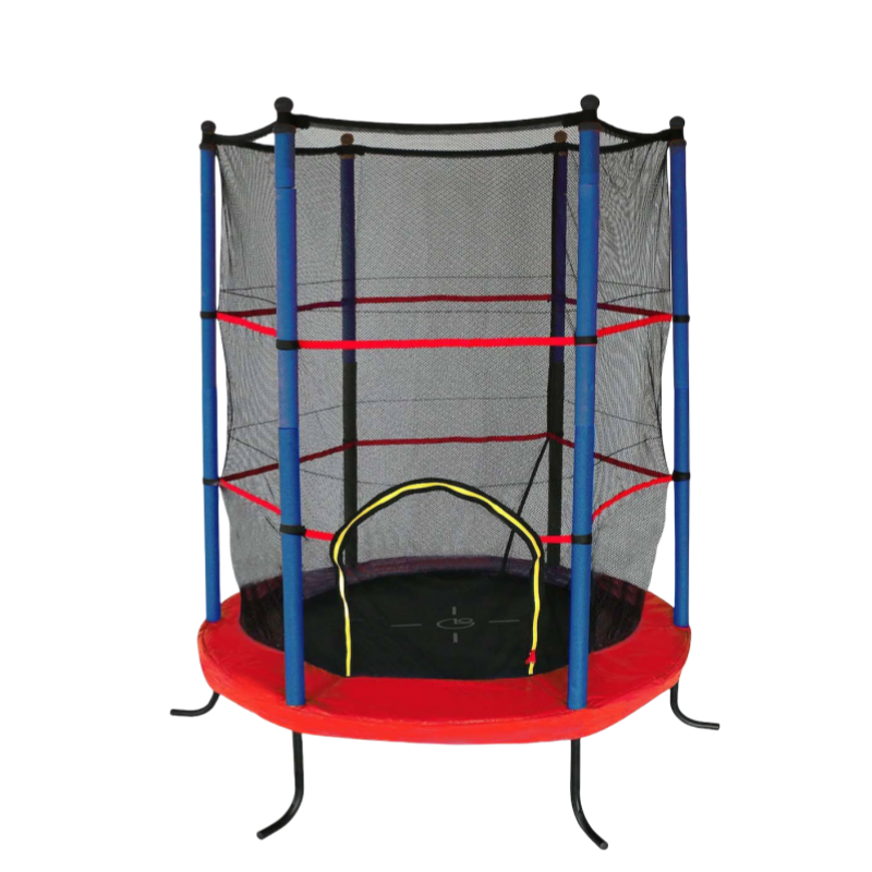 Trampolino Tappeto Elastico per Esterno con Rete di Protezione Diametro 140Cm Garlando Combi Xs