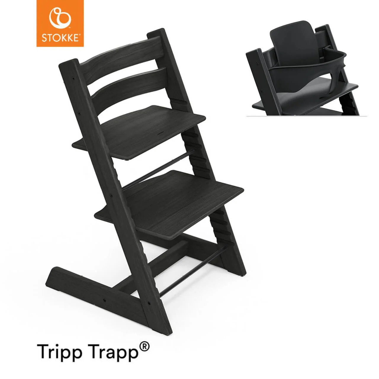 Seggiolone Stokke Tripp Trapp - Nero