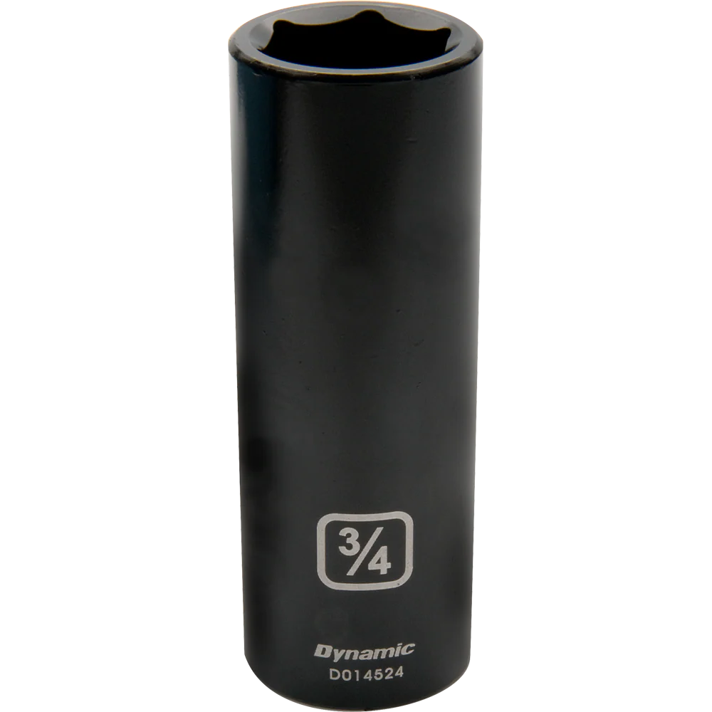 Dynamic D014512  ~  1/2 Inch Drive 6 Point 3/8 Inch Deep Imperial Socket
