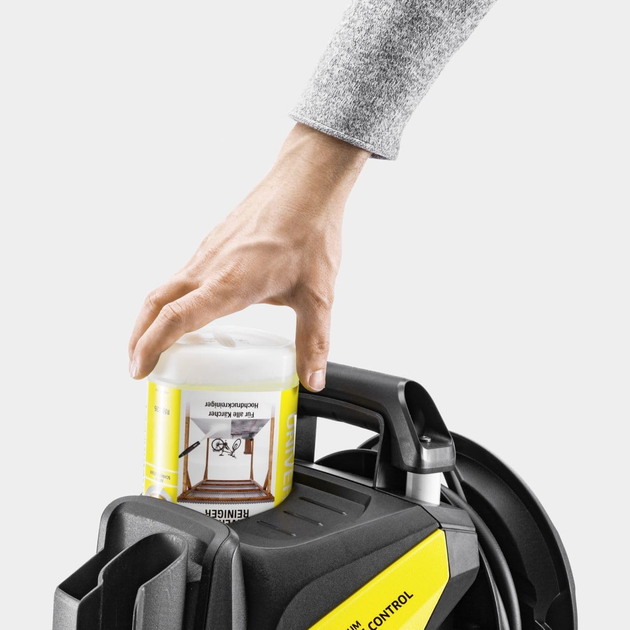 Krcher Hochdruckreiniger K 7 Premium Power Home, Druck: 180 bar, Durchfluss: 600 l/h, Flchenleistung: 60 m/h, Leistung: 3.000 W, Schlauchtrommel, mit Pistole, Dreckfrser, Strahlrohr
