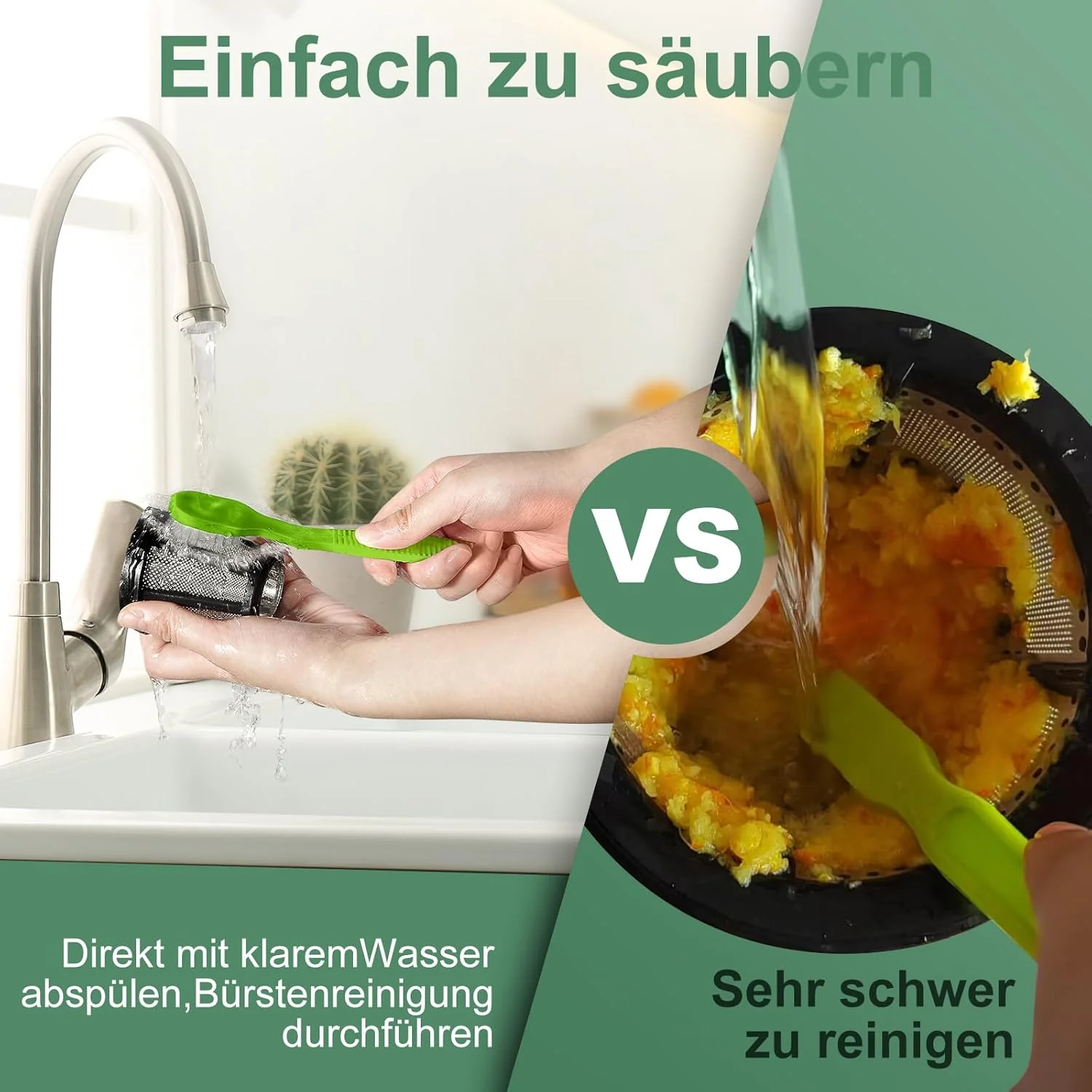 【Novità】 AOBOSI Spremiagrumi Estrattore di Succo a Freddo con 2 Velocità - Estrattore Frutta e Verdura con Coclea a 8 Stadi - Spremiagrumi con Spazzola per la Pulizia e 2 Bicchieri - Spremiagrumi con Funzione di Retromarcia