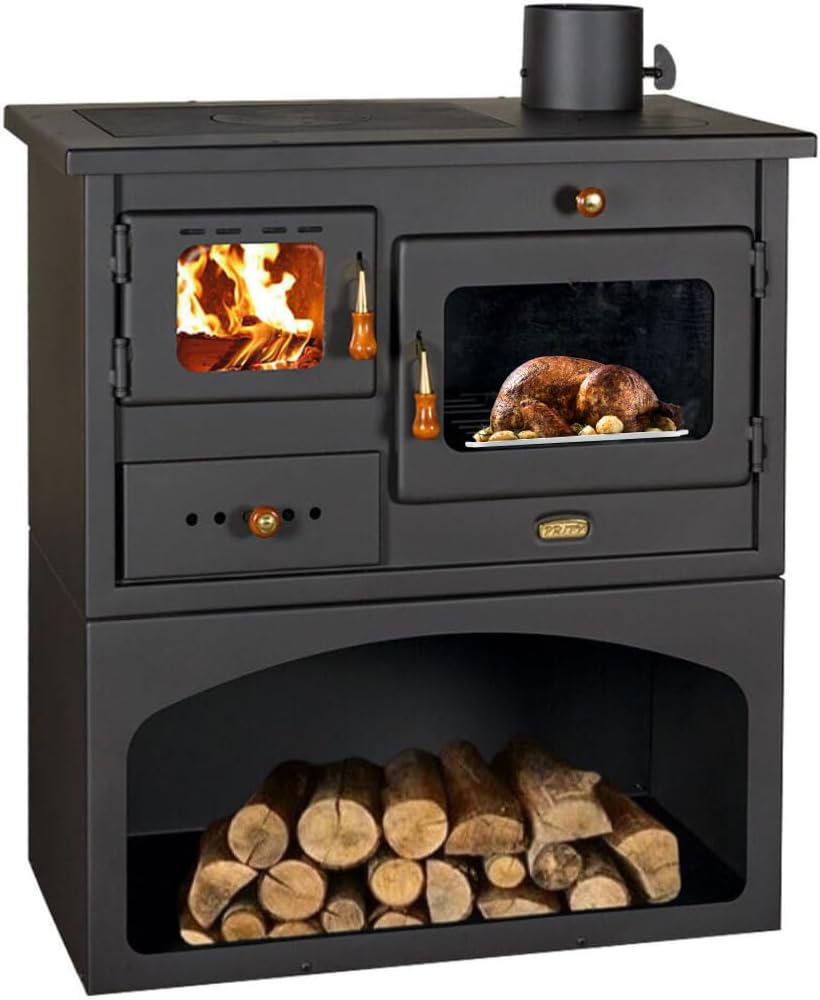 Stufa a Legna con Forno PRITY, Modello 1P34 10.1kW