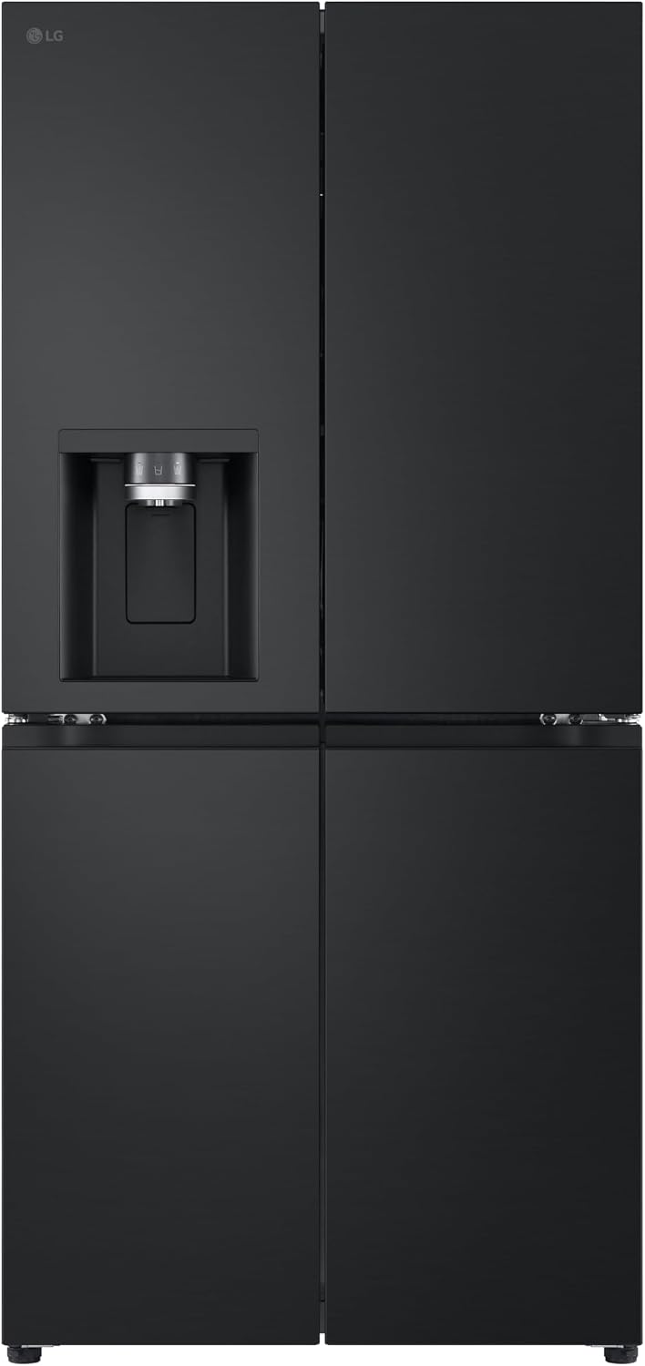 LG GML861EPPE SLIM Side-by-Side Kühlschrank mit Gefrierfach (506 L, Energieklasse E) mit Eis- und Wasserspender, UVNano, Total No Frost, Silber