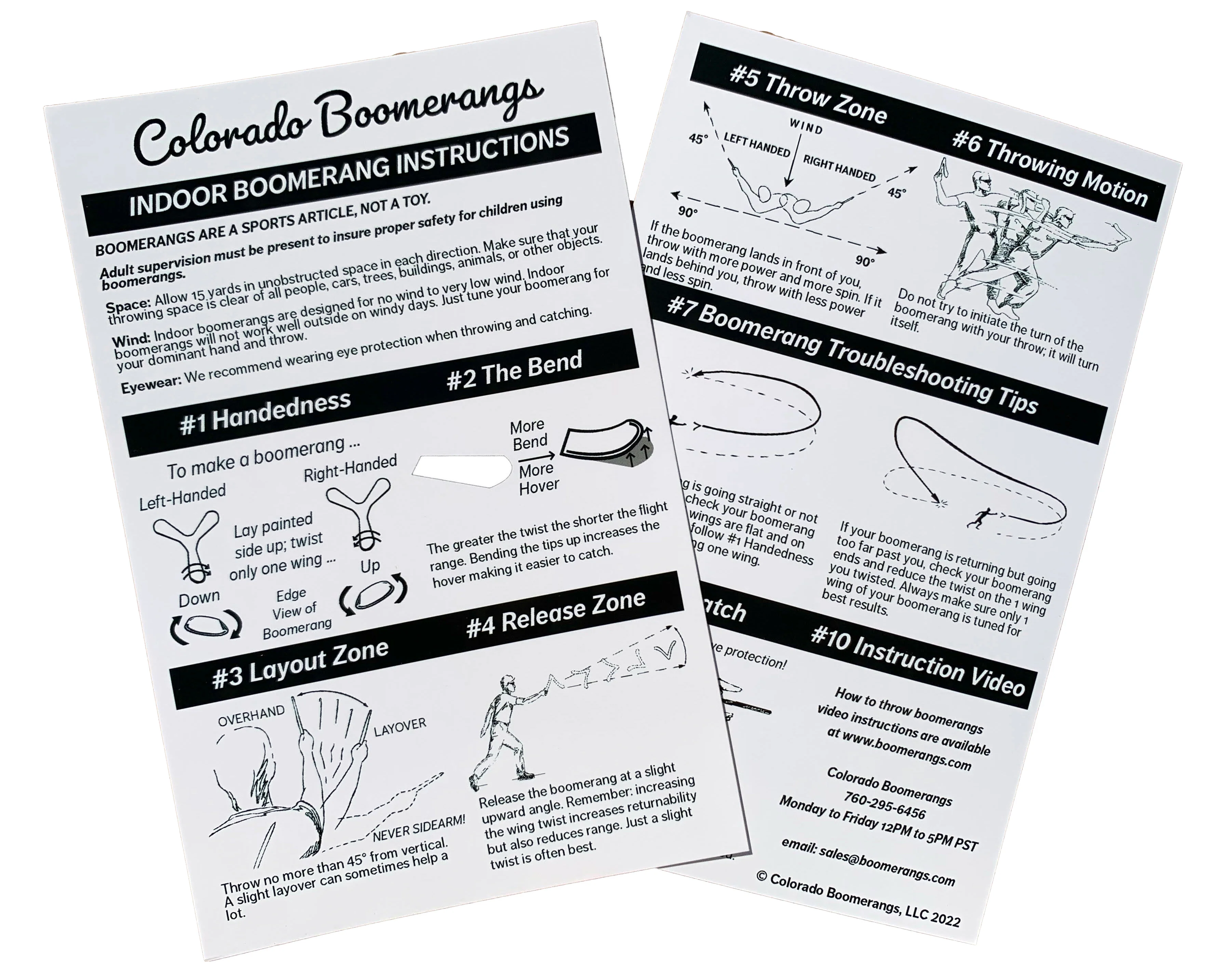 Mystic Boomerang - Twist wings to tune precisely ( see video )