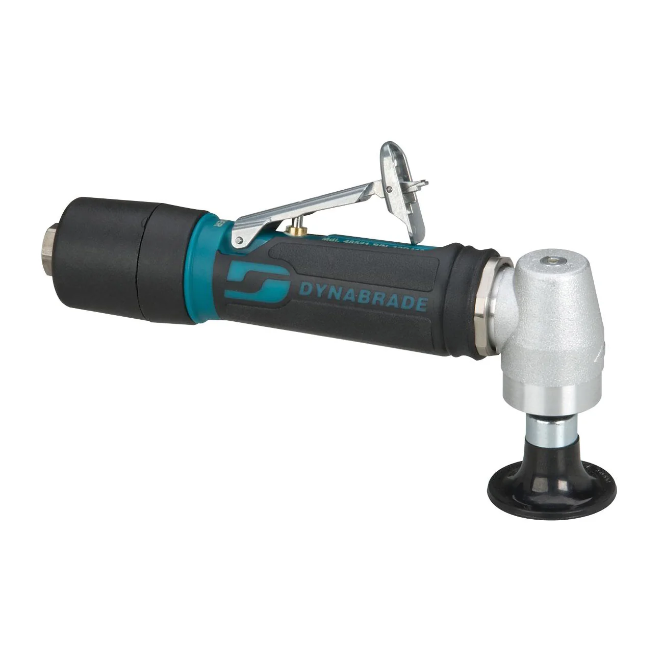 Dynabrade 48522  ~  2 Inch Diameter Right Angle Disc Sander (Replaces 52522) .4 Hp 20000 Rpm Geared Extended Rear Exhaust Locking-Type Female Pad