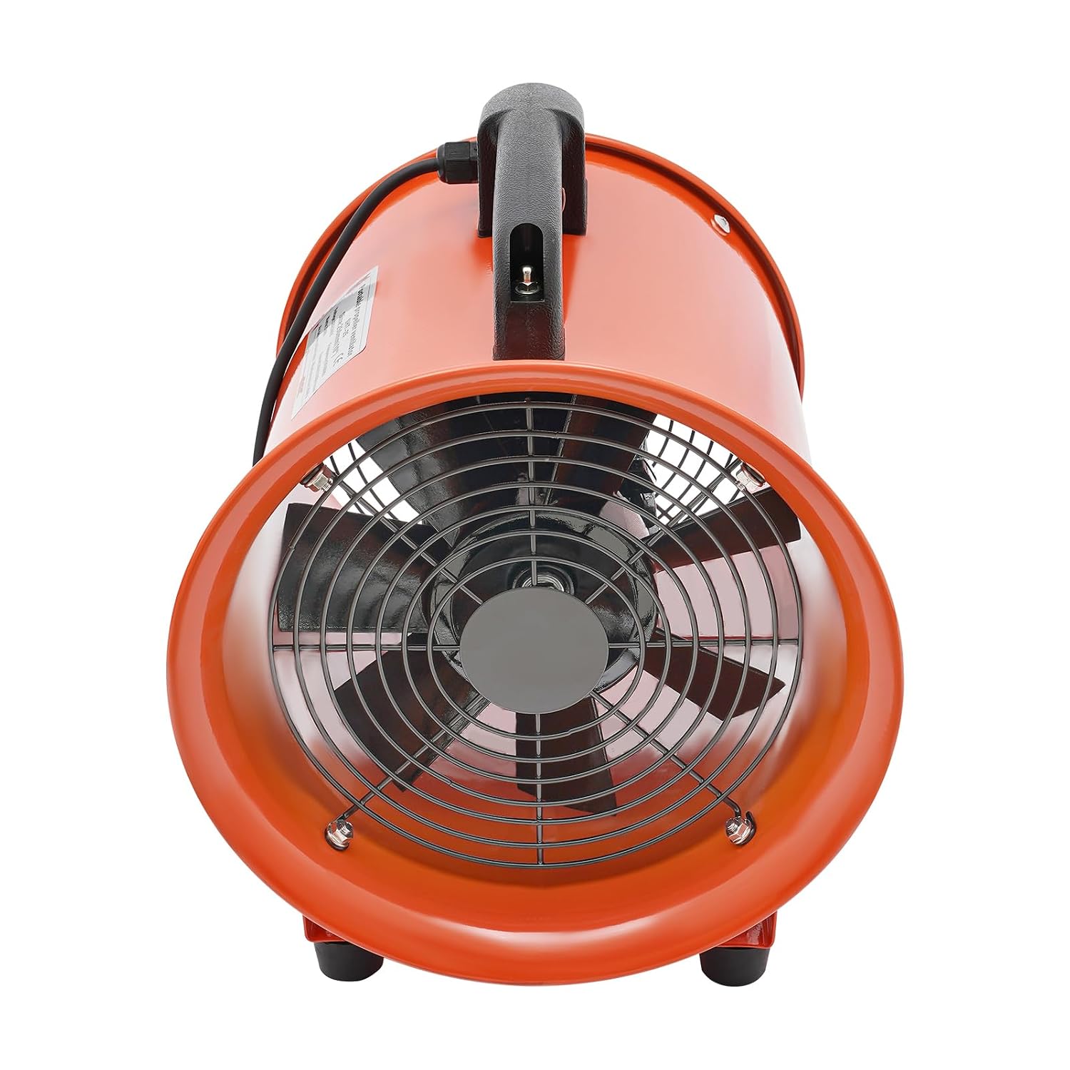 320W Axialgebläse Gebläseventilator mit 10m Druckluftschlauch Tragbare Axialventilator 2800rpm Industrieventilator für Kellern, Werften, Bauernhöfen Getreidelagern