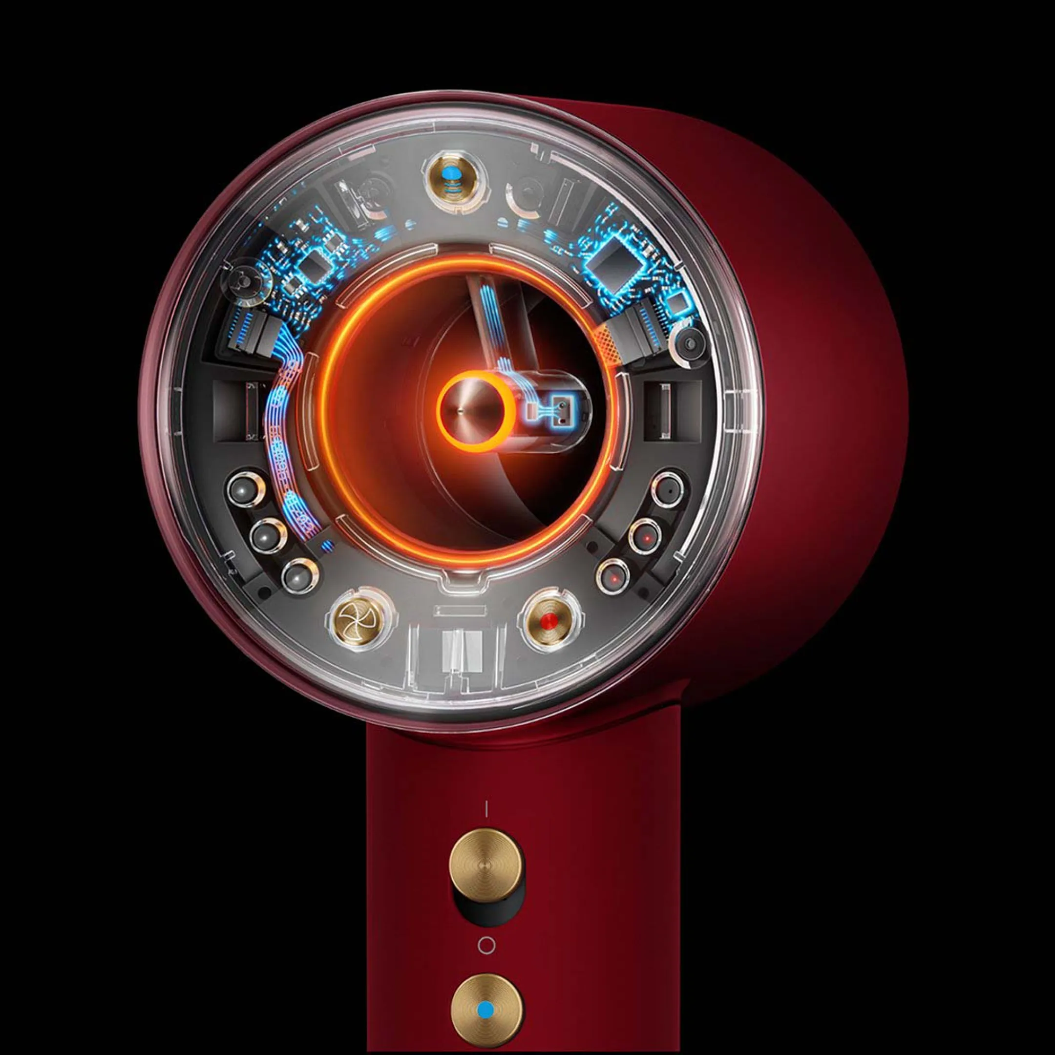 Dyson Supersonic Nural Straight + Wavy Red Velvet - Limited Edition