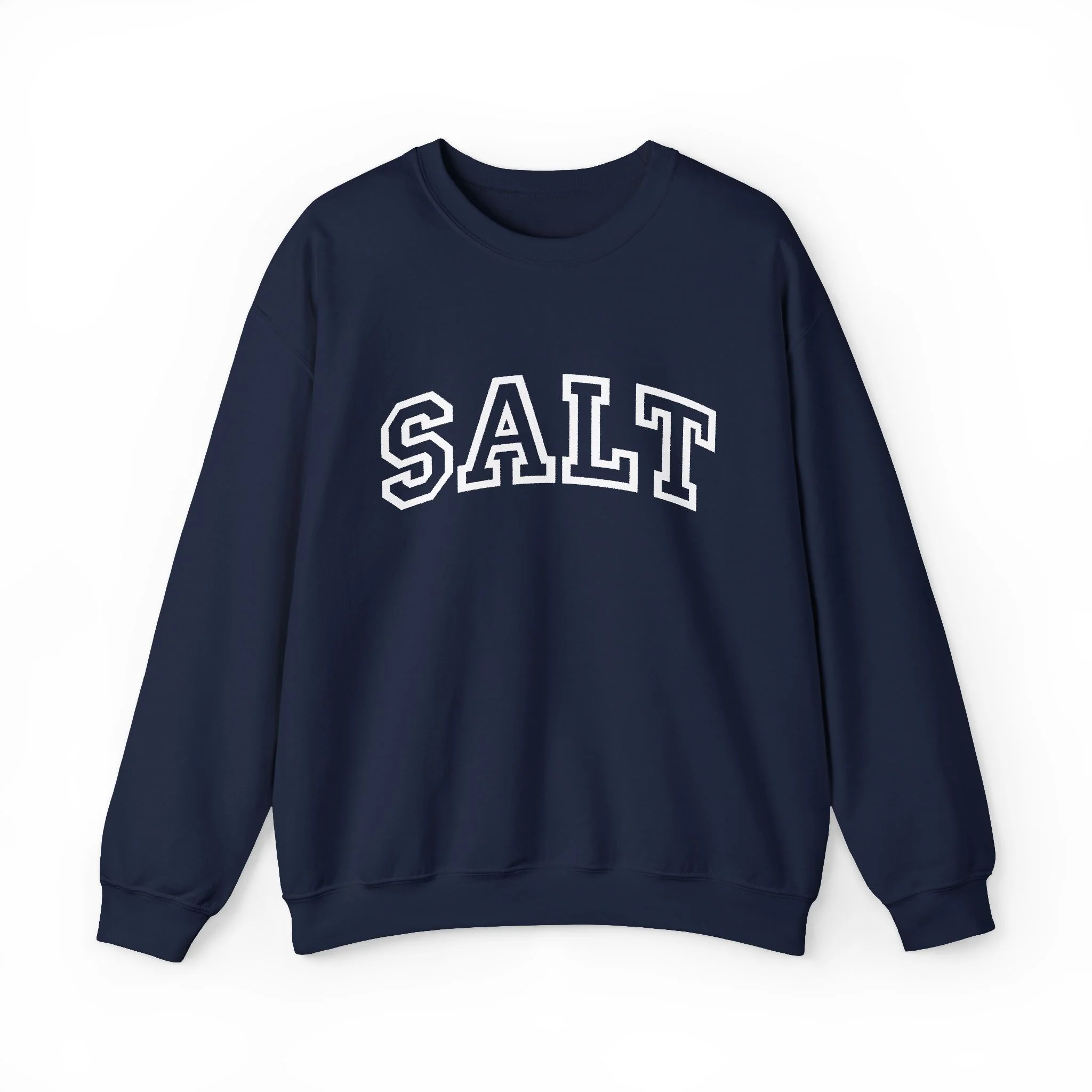 Salt Graphic Sweatshirt - Collegiate Block Letter Crewneck