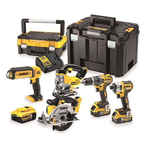 DeWalt DCK551P3T QW   Kit di attrezzi 18 V, colore: Giallo/Nero : Amazon.it: Fai da te
