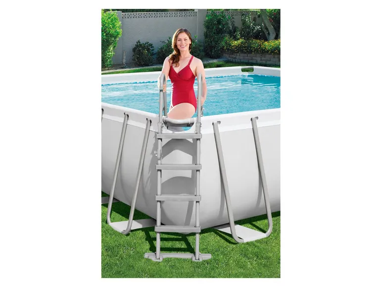 Power Steel™ Frame Pool Komplett-Set, eckig