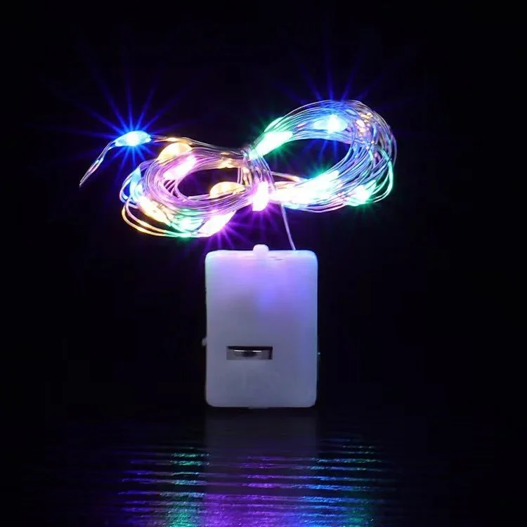 GLIMLIGHT – Warmwit, op batterijen werkende lichtsnoer voor thuis en tuin