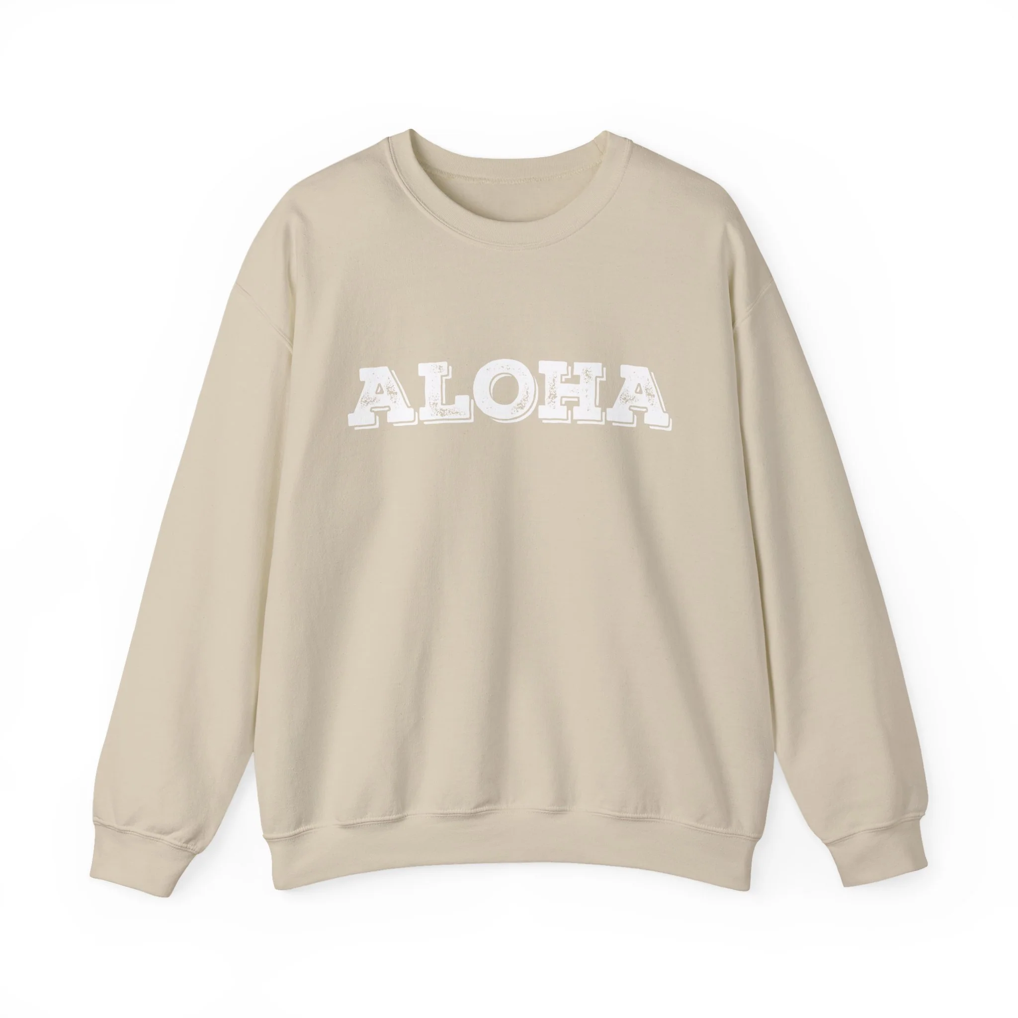 Crewneck Sweatshirt - Classic White Heavy Blend Crewneck