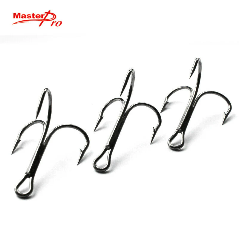 60 x Quality Chemically Sharpened Treble Hook Size 8# Fishing Tackle