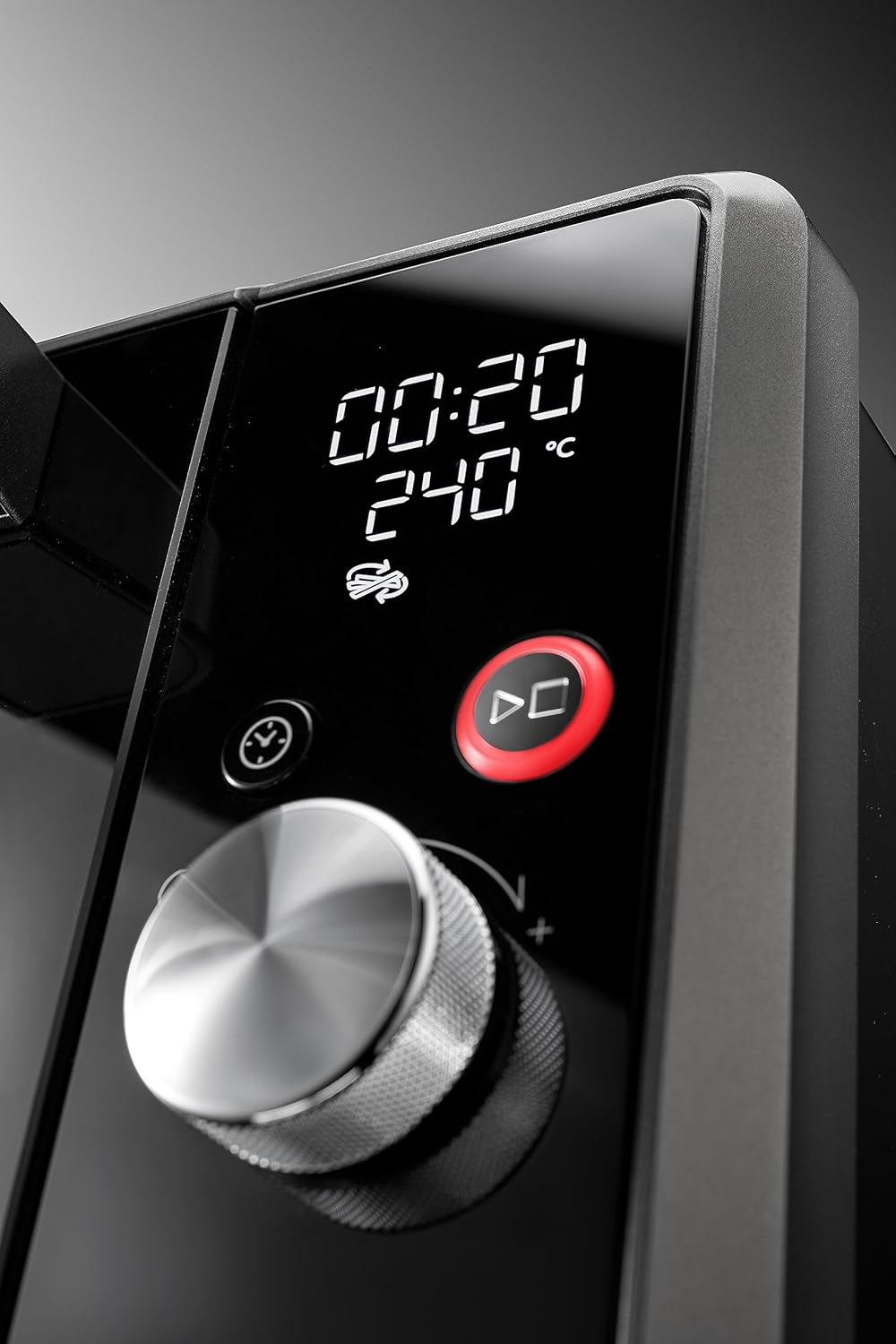 De'Longhi Sfornatutto Chef DO34326, Forno Elettrico Ventilato, 6 Funzioni Cottura, Funzione Friggitrice ad Aria, Display LCD, Timer 120', Leccarda, Griglia e Cestino Inclusi, Capacità 34L, 2000W, Nero