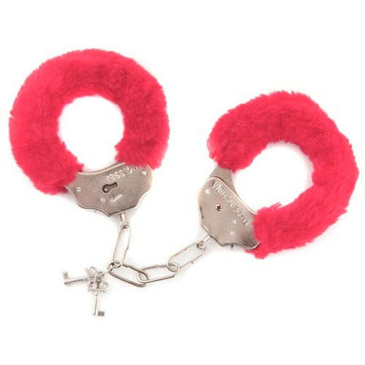 Purple Furry Handcuffs 1793 12 PACK