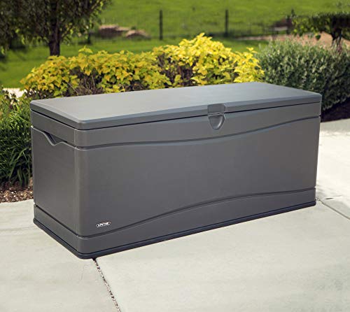 Lifetime 60298   Scatola portaoggetti resistente, 492 l, colore: grigio, 152,2 x 61 x 67 cm : Amazon.it: Giardino e giardinaggio
