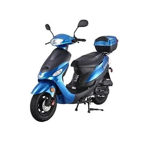 50cc gasoline scooter with road approval Tao Tao ATM 50-A1 – Blue