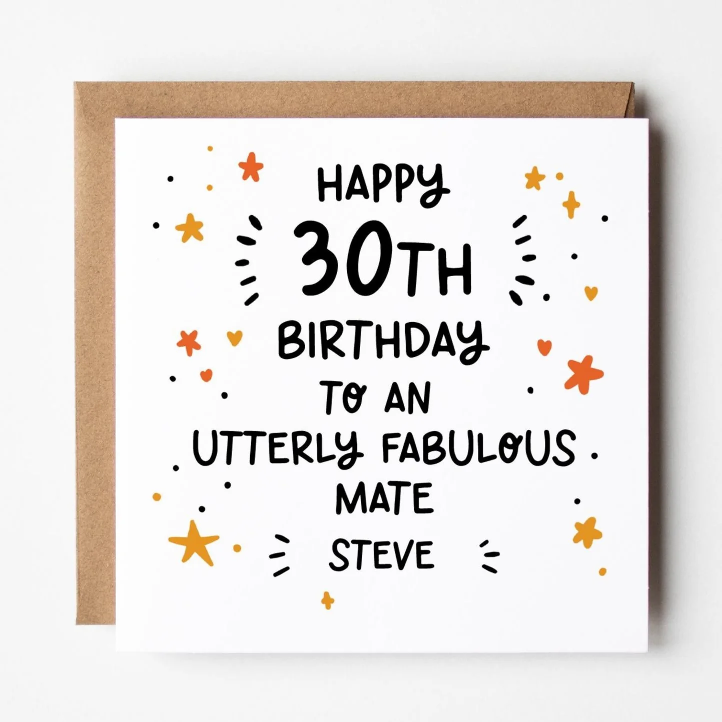 Utterly Fabulous X 30th Birthday Card a?�� Personalised 30th Birthday Card a?�� Personalised Birthday Card 30th Birthday a?��