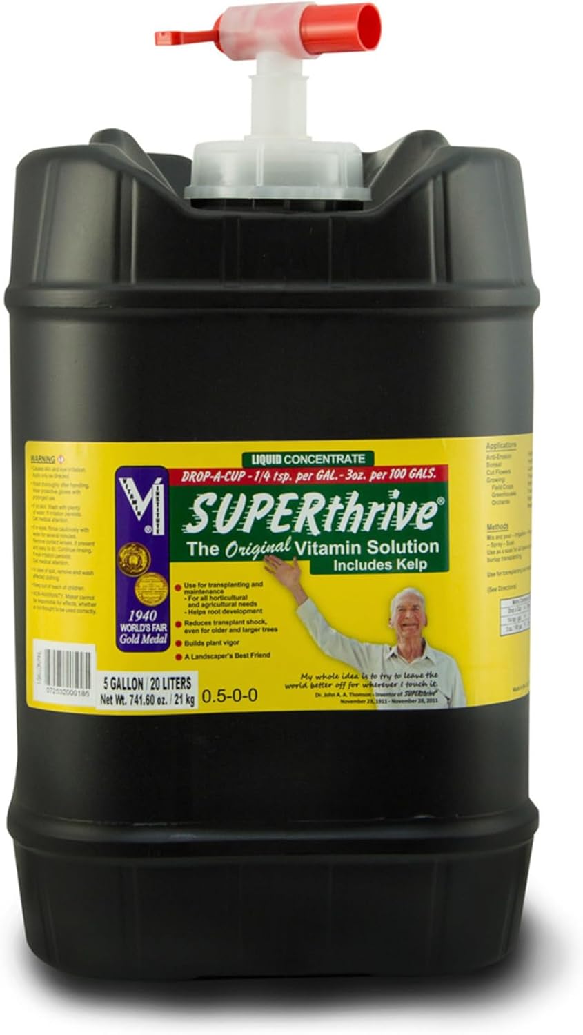 Soluție de vitamine pentru plante SUPERthrive VI30182, 5 galoane