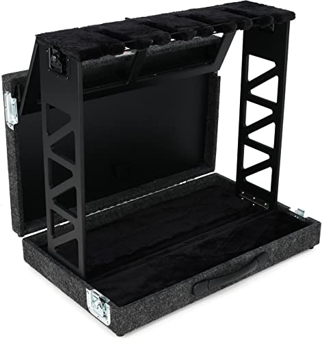 Gator Cases Compact Rack Style Quattro supporti per chitarra ripiegabili nella custodia, GTRSTD4 : Strumenti Musicali
