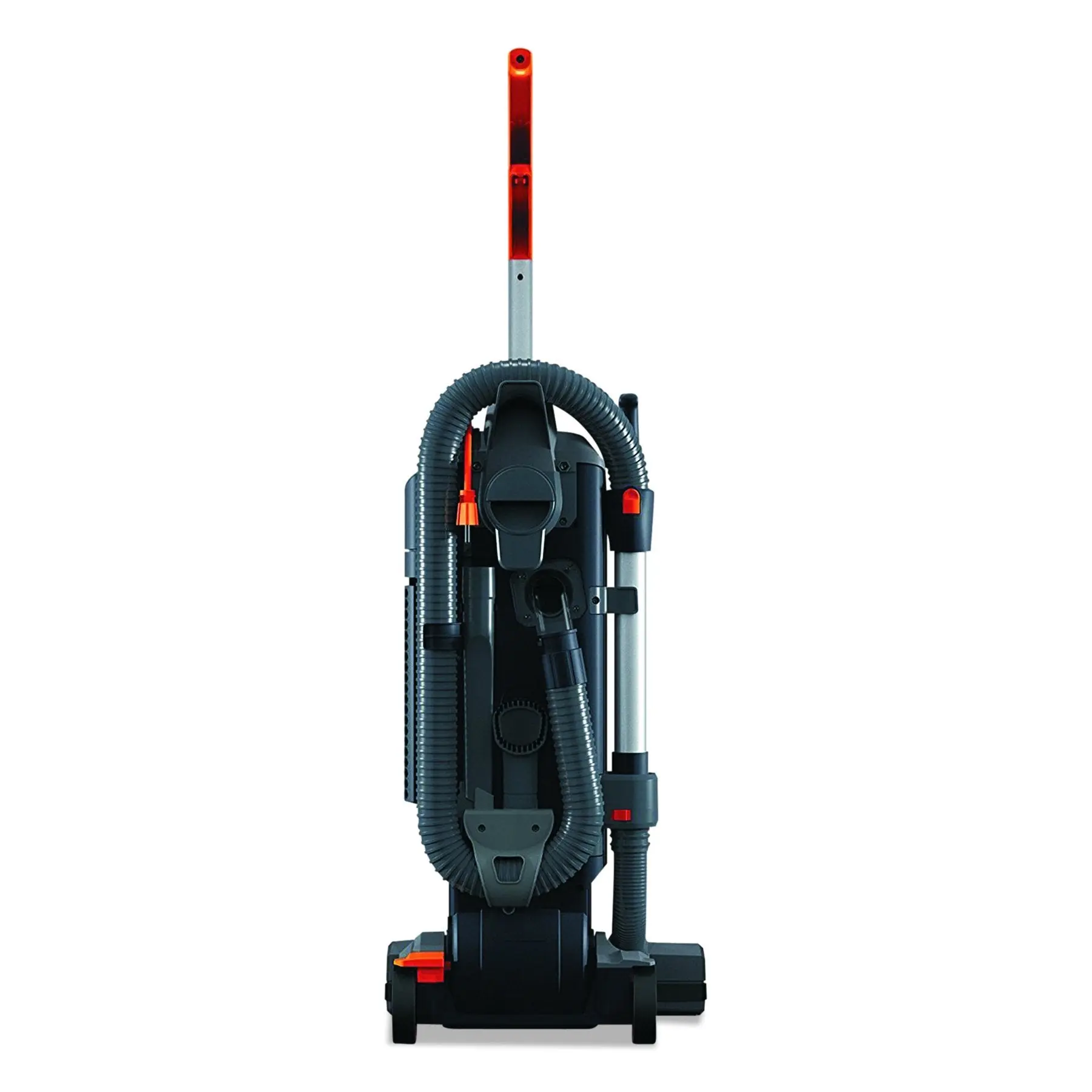 Hoover Commercial HushTone Upright Vacuum Cleaner, 15 inches with Intellibelt, For Carpet and Hard Floors, CH54115, Gray