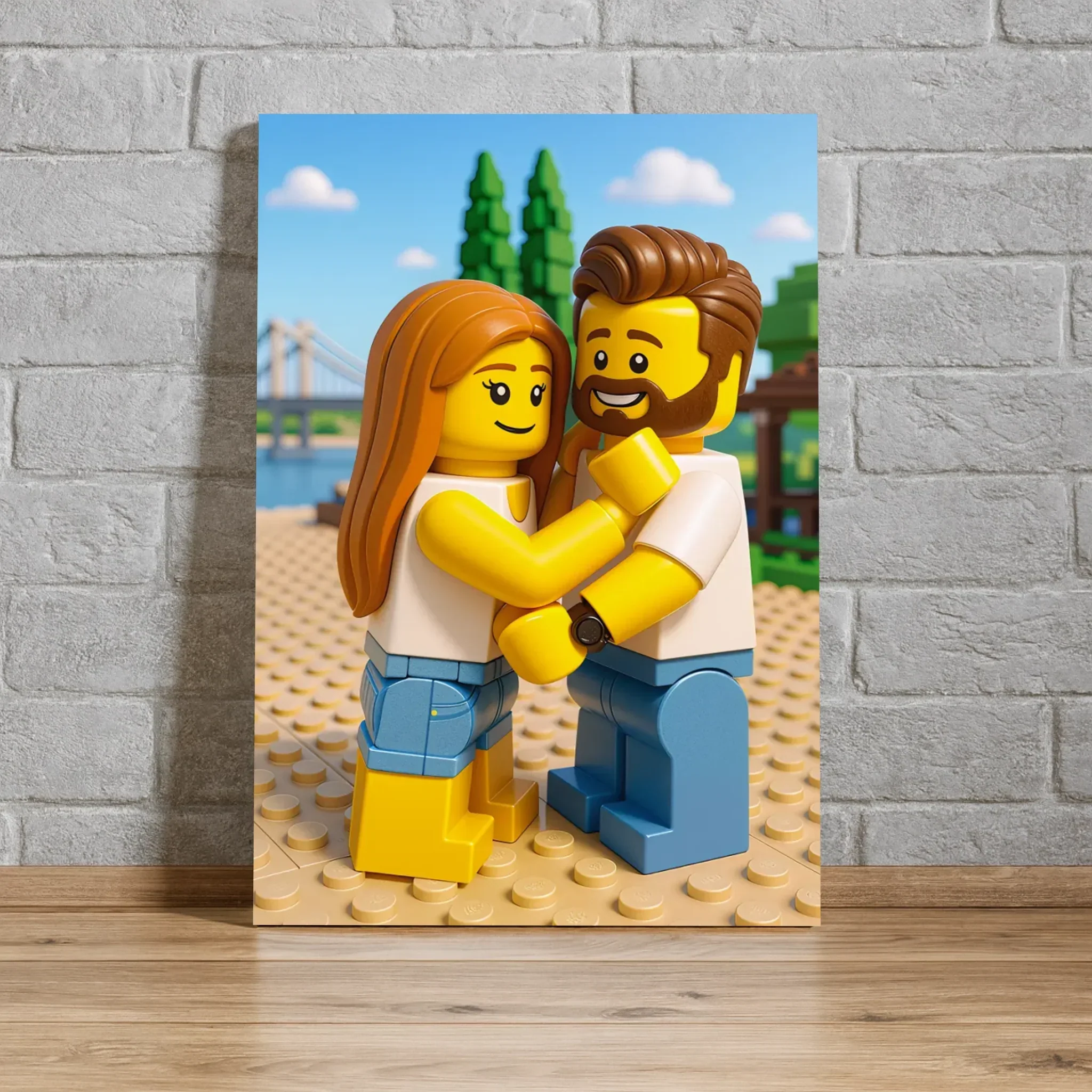 LoveCanvas | Blokachtige portretten die vanuit het hart spreken